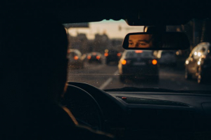 Driver on the road